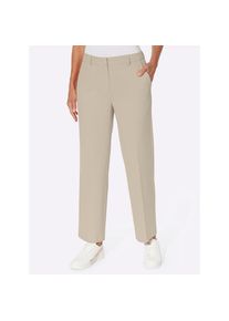 Inspirationen B&uuml;gelfaltenhose beige, Gr&ouml;&szlig;e 48