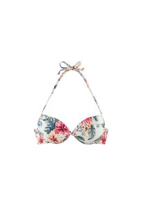 Lascana Push-Up-Bikini-Top &raquo;Salsa&laquo; mit tollem Blumenprint beige, Gr&ouml;&szlig;e 34