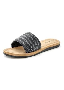 ELBSAND Badepantolette &raquo;Pantolette&laquo; Badeschuh, Sandale, ultraleicht VEGAN schwarz, Gr&ouml;&szlig;e 42