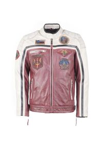 Top Gun Lederjacke &raquo;Lederjacke TGJ1005&laquo; rot, Gr&ouml;&szlig;e L