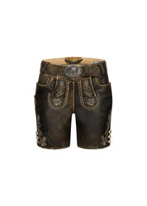 N&uuml;bler N&uuml;bler Trachtenlederhose &raquo;Lederhose Hotpant Zelda&laquo; braun, Gr&ouml;&szlig;e 36