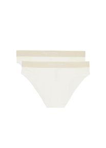 Marc O'Polo Marc O'Polo Slip &raquo;Iconic Rib woven&laquo; Packung, 2 Stk. mit feingeripptem, elastischem Bund wei&szlig;, Gr&ouml;&szlig;e L