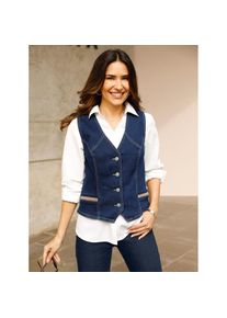 Classic Basics Jeansweste blau, Gr&ouml;&szlig;e 56