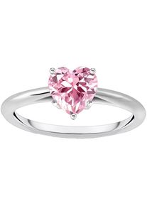 Thomas Sabo Fingerring &raquo;Schmuck Silber 925 Ring in Herzform&laquo; mit Zirkonia (synth.) bunt, Gr&ouml;&szlig;e 54