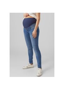 MAMALICIOUS Umstandsjeans &raquo;MLMILA&laquo; mit Bauchband blau, Gr&ouml;&szlig;e XL (42/44)
