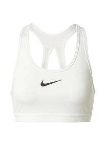 Nike Damer Sports-BH 'SWOOSH' sort / hvid St&oslash;rrelse XS