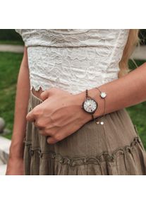 Holzkern; Wood Watch Touching (Nacre/Antique Copper), Women, Natural wood