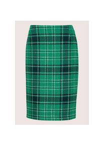 Madeleine Mode MADELEINE, Damen, Sommerrock &raquo;Rock Karo-Rock in Bleistiftform&laquo;, gr&uuml;n / schwarz, 48, gr&uuml;n / schwarz, Handw&auml;sche