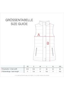 Marikoo, Damen, Steppweste &raquo; Kiraraa Damen Steppweste B958&laquo;, Schwarz, XS, Schwarz, Zwei Brusttaschen