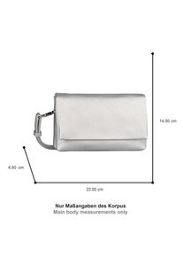 Gabor, Damen, Abendtasche &raquo;Salara&laquo; Damen Umh&auml;ngetasche, Schultertasche mit &Uuml;berschlag, silberfarben, silberfarben, PERFEKTER BEGLEITER: Kleine Clutch/