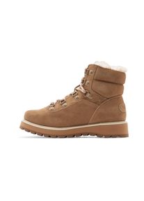 Roxy, Damen, Schn&uuml;rboots &raquo;BRADIE&laquo; Winterstiefel, Schn&uuml;rstiefel, Winterschuhe, gef&uuml;ttert, tan, 36, tan, Bequeme Schn&uuml;rboots von Roxy