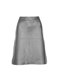 JCC, Damen, Lederrock &raquo;Rock 3102226&laquo;, black, 38, black, Gummizug