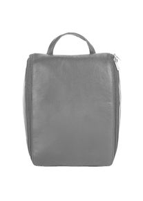 Bodenschatz, Damen, Kulturbeutel echt Leder, schwarz, schwarz, H&ouml;he 26 cm x Breite 23 cm x Tiefe 7 cm