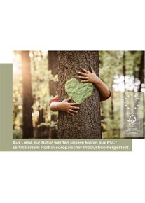 Welltime, Badm&ouml;bel-Set &raquo;Tampa, Breite 102cm, 3-teilig&laquo; 3 Stk. tlg., Eiche Sonoma Nachbildung/ Glas, Holzwerkstoff,