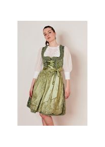 Kr&uuml;ger Kr&uuml;ger, Damen, Dirndl &raquo;Dirndl Wibke (60cm)&laquo;, gr&uuml;n, 36, gr&uuml;n, Herz-Ausschnitt, Trachtenmode