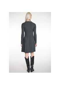 Haily's HaILY&rsquo;S, Damen, Strickkleid &raquo;SH V DR Au44relia&laquo;, dgrey marl, N-Gr, XL -N-Gr, dgrey marl, Kurzes Kleid von HaILY&rsquo;S in bester Marken-Qualit&auml;t