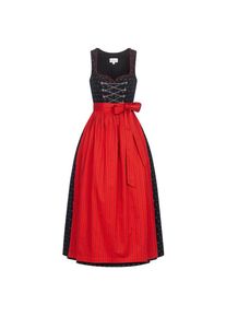N&uuml;bler N&uuml;bler, Damen, Dirndl &raquo;Dirndl lang Thea&laquo;, Schwarz, EURO, 34 - EURO, Schwarz, mit eckigen Ausschnitt, Trachtenmode