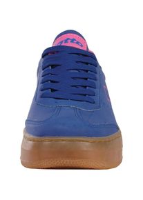 Lotto, Damen, Sneaker - auf Honigfarbener Plateau-Sneakersohle, VIOLET-PINK, 36, VIOLET-PINK, Lotto Sneaker aus edlem Material