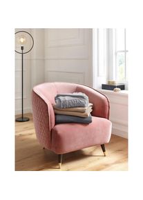 Guido Maria Kretschmer Home & Living Guido Maria Kretschmer Home&Living, Plaid &raquo;Mila&laquo; aus 100% Schurwolle, Kuscheldecke, silberfarben, Schurwolle, B/L: 130 cm x 170 cm, silberfarben