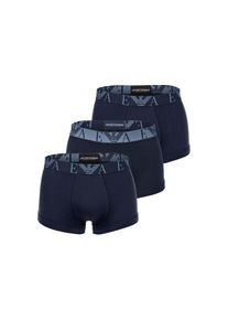 Emporio Armani, Herren, Boxershorts &raquo;Boxershort BOLD MONOGRAM 3er Pack&laquo;, Blau2, XXL, Blau2, Emporio Armani - Boxershorts 3er Pack