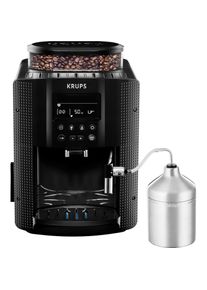 Krups, Kaffeevollautomat &raquo;EA8160 Essential Espresso&laquo; Wassertankkapazit&auml;t: 1,7 Liter, inkl. Auto Cappuccino XS6000 Set, schwarz,