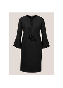 Madeleine Mode MADELEINE, Damen, Etuikleid &raquo;Kleid Etui-Kleid mit Trompeten&auml;rmeln&laquo;, schwarz, 36 - N + K Gr, V-Ausschnitt