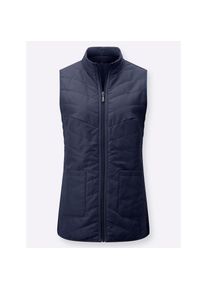 Casual Looks, Damen, Steppweste, marine, 46, marine, weiche Microfaser