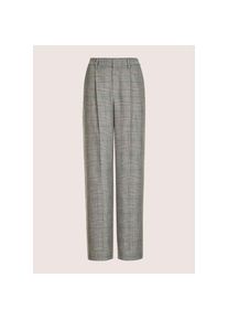 Madeleine Mode MADELEINE, Damen, Bundfaltenhose &raquo;Bundfalten-Hose Glencheck-Hose mit weitem Bein&laquo;, grau / multicolor, K-Gr, 17 - K-Gr, grau / multicolor, Bequeme 