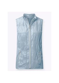Casual Looks, Damen, Kurzweste, hellblau, 54, hellblau, dekorative Details