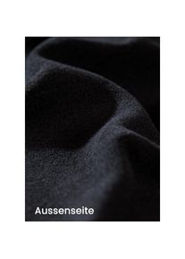TRIGEMA, Damen, Strickfleece-Pullover &raquo;TRIGEMA Fleece&ndash;Rundhalsshirt&laquo;, schwarz, S, schwarz, Fleece-Qualit&auml;t, au&szlig;en angeraut