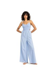Billabong, Damen, Jumpsuit &raquo;To The Moon&laquo;, Washed Chambray, L - US-Gr&ouml;&szlig;en, Stoff: Verwaschener Baumwoll-Denim-Stoff
