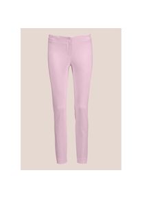 Madeleine Mode MADELEINE, Damen, Stoffhose &raquo;Hose Schlanke Stretch-Hose mit Vichy-Karo&laquo;, rosa, 22 - N + K Gr, Bequeme Passform, Seitenl&auml;nge ca. 98 cm, in Kurzgr&ouml;&szlig;e ca