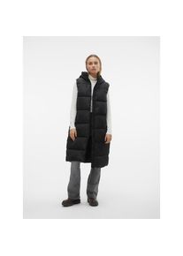 V&eacute;ro Moda Vero Moda, Damen, Steppweste &raquo;VMLIGAANE WAISTCOAT NOOS&laquo;, Black, L, Black, Lange Pufferweste von Vero Moda
