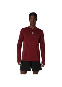 asics, Herren, Laufshirt &raquo;ROAD SEAMLESS LS TOP&laquo;, DARK RED PLANET, M, DARK RED PLANET, Laufshirt von asics