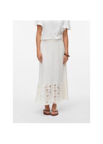 V&eacute;ro Moda Vero Moda, Damen, Maxirock &raquo;VMNATALI HW ANCLE SKIRT WVN GA&laquo;, Snow White, L (40), Snow White, Kn&ouml;chellanger Rock von Vero Moda