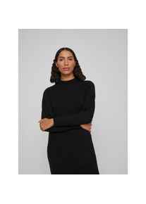 Vila, Damen, Strickkleid &raquo;VIRIL CREW NECK L/S MIDI DRESS - NOOS&laquo;, Black, N-Gr, L -N-Gr, Black, Ein gestricktes Midikleid von Vila ist an k&uuml;hlen Tagen 