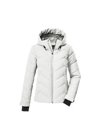 Killtec Skijacke &raquo;KSW 31 WMN SKI QLTD JCKT&laquo; Winddichte, wasserabweisende Skijacke mit Daunenoptik und Schneefang wei&szlig;, Gr&ouml;&szlig;e 46