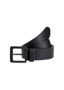 Tom Tailor Denim Lederg&uuml;rtel &raquo;TTDSAM&laquo; 4 cm breit, Herreng&uuml;rtel, Klassisch und Casual schwarz, Gr&ouml;&szlig;e 80