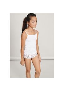 name it Unterhemd &raquo;NKFSTRAP f&uuml;r M&auml;dchen mit Spaghettitr&auml;gern im 2er-Pack&laquo; Packung, 2 Stk. unifarben, casual, k&ouml;rpernah, Baumwollmischung, Rundhals 