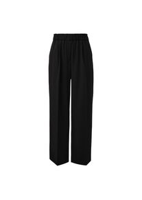 comma, comma casual identity Stoffhose mit B&uuml;gelfalte schwarz, Gr&ouml;&szlig;e 40