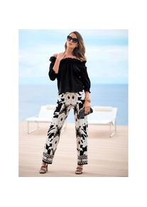 Heine Carmenbluse schwarz, Gr&ouml;&szlig;e 46