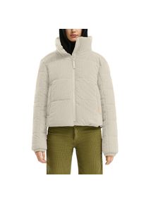 QS Steppjacke ohne Kapuze kurz, aus Cord und mit Stehkragen