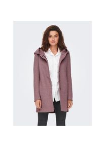 Only Langjacke &raquo;ONLSEDONA LIGHT COAT OTW NOOS&laquo; mit Kapuze in melierter Optik rosa, Gr&ouml;&szlig;e S