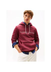 Tommy Hilfiger Kapuzensweatshirt &raquo;TOMMY LOGO HOODY mit Kapuze und K&auml;ngurutasche&laquo;, unifarben, casual, regular fit, Baumwollmix, Kapuze