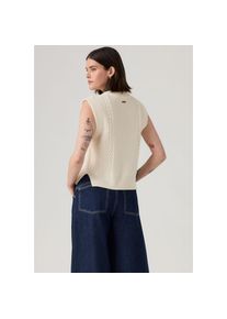 Levi's Levi's , Damen, Strickweste &raquo;INES CABLE SWEATE&laquo; Materialmix mit Wollanteil, WHISPER WHITE, XS (34), WHISPER WHITE, Strickweste von Levi's