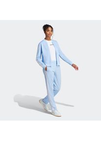 adidas Sportswear, Damen, Trainingsanzug &raquo;W 3S TR TS&laquo; 2 Stk., Glow Blue, XL, Glow Blue, Ein moderner Trainingsanzug, der mit recycelten Materialien 
