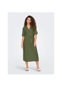 Jacqueline de Yong JDY, Damen, Blusenkleid &raquo;SAY 2/4 MIDI SHIRT DRESS WVN NOOS&laquo; Sommerkleid, Kalamata, S - N-Gr, Kleid in Midil&auml;nge von JDY