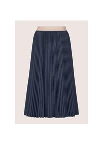 Madeleine Mode MADELEINE, Damen, Midirock &raquo;Plisseerock Eleganter Faltenrock in Midil&auml;nge&laquo;, marine, 34, marine, Bequeme Passform mit elastischem Bund, wadenlange 