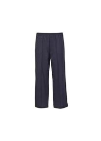 GOLDNER, Damen, 7/8-Hose &raquo;Kurzgr&ouml;&szlig;e Verk&uuml;rzte Jersey-Hose VERA mit Biesen&laquo;, marine, K-Gr, 27 - K-Gr, marine, Seitliche Eingriffstaschen