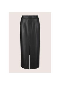 Madeleine Mode MADELEINE, Damen, Midirock &raquo;Lederrock Eleganter Rock aus Leder-Imitat&laquo;, schwarz, 36, schwarz, Normale L&auml;nge, schmeichelnde Passform, L&auml;nge: 84cm